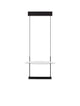 Diona LED Pendelleuchte Ø 40cm Schwarz, Weiß in modernem Design, ideal für stilvolle Beleuchtung.