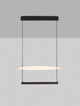 Diona LED Pendelleuchte Ø 60cm Schwarz, Weiß - moderne Pendelleuchte mit stilvollem Design aus Aluminium.