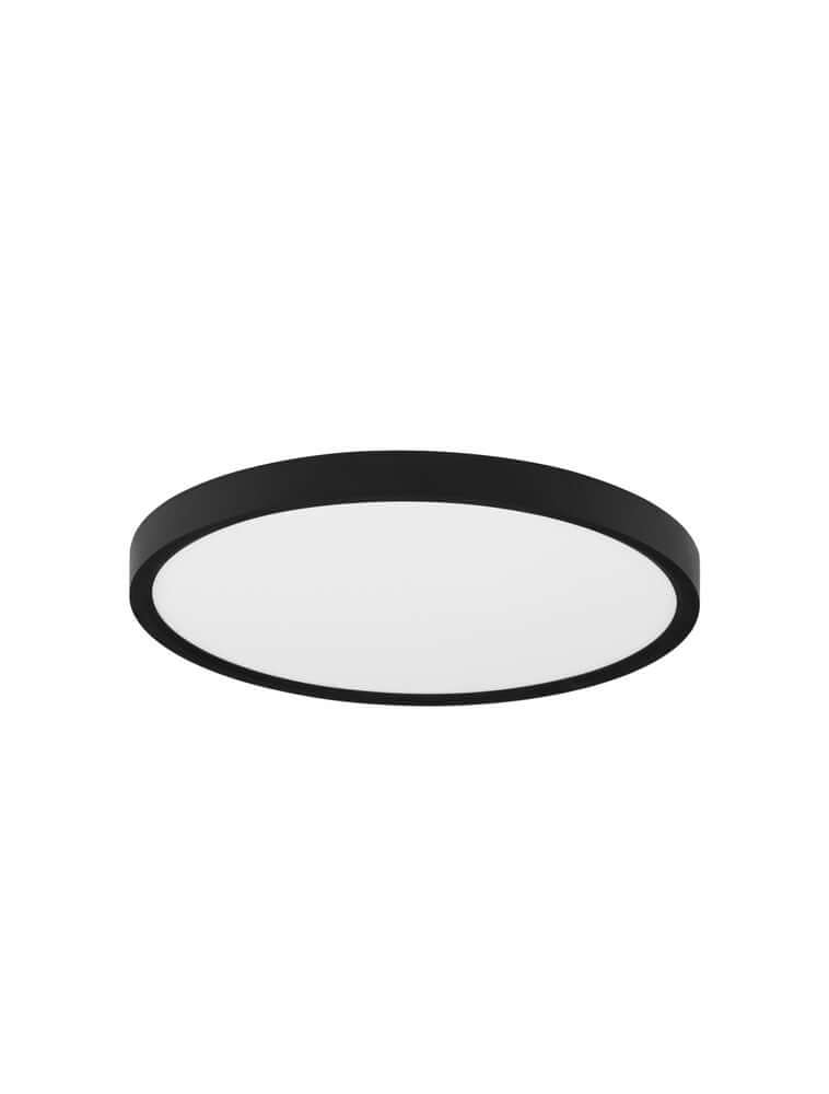 Dixie LED Deckenleuchte Ø 30cm 3000, 6500K in Schwarz mit minimalistischem Design