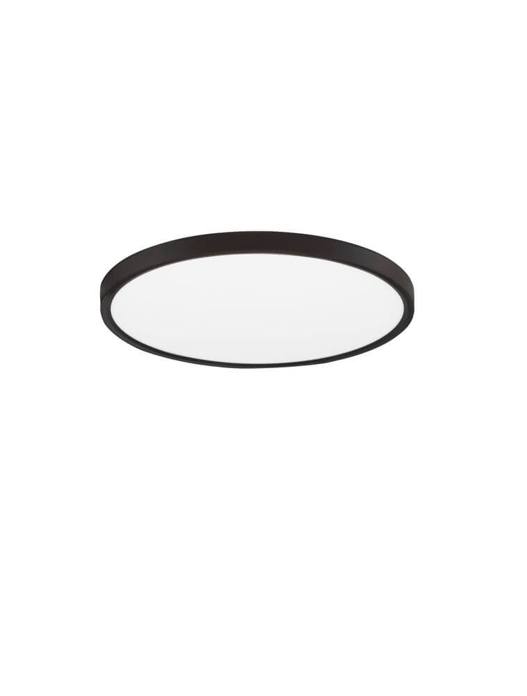 Dixie LED Deckenleuchte Ø 40cm 3000, 6500K mit schlankem schwarzem Design