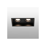 Downlight HYDE 2-flammig GU10 Schwarz