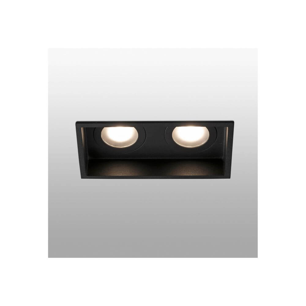 Downlight HYDE 2-flammig GU10 IP44 Schwarz