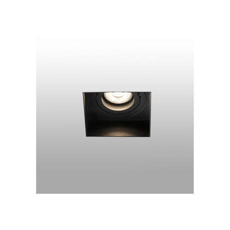 Downlight HYDE Quadratisch GU10 Schwarz - elegantes Design und moderne Beleuchtungslösung für jeden Raum.