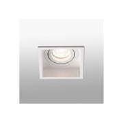 Downlight HYDE Quadratisch GU10 Weiß, quadratisches weißes Einbaudownlight für moderne Deckenbeleuchtung