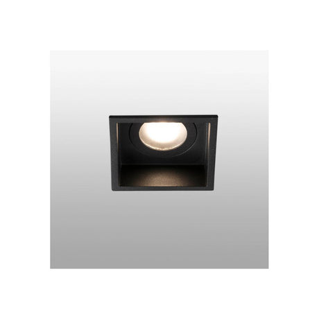 Downlight HYDE Square GU10 IP44 Black with a modern design and energy-efficient lighting.