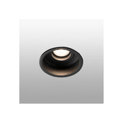 Hyde Round Downlight GU10 Black - an elegant and minimally designed ceiling light for modern interiors.
