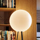 s.luce Dreibein-Stehleuchte Orb Tripod 160cm mit Glaskugel