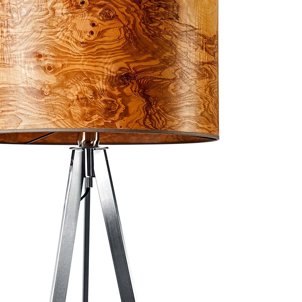 Tripod Floor Lamp Atticus 150cm Olive Burl