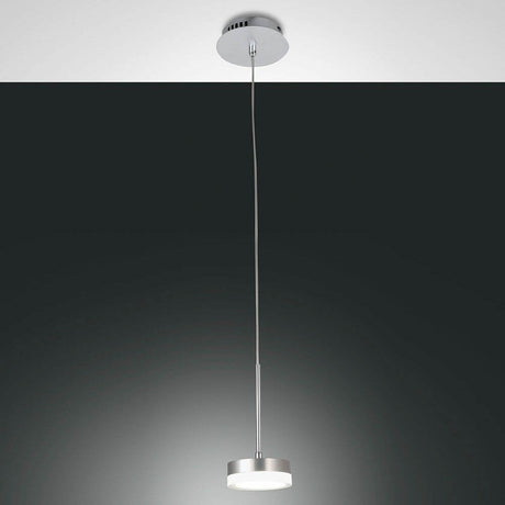 Dunk LED Pendelleuchte längenjustierbar 700lm Alu-Gebürstet, minimalistische Design mit toller Lichtverteilung.