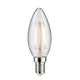 E14 2,6W LED Kerze Filament 2700K Klar