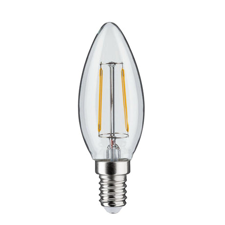 E14 2,6W LED filament de bougie 2700K transparent 