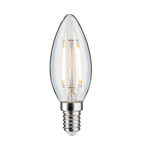 E14 Ampoule 2,6 W lot de 5 LED filament 2700 K bougie transparente 