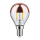 E14 2,6W LED Tropfen Kopfspiegel Kupfer 2700K
