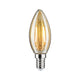 E14 2,6W Vintage Edition LED Kerze 2500K Klar Gold