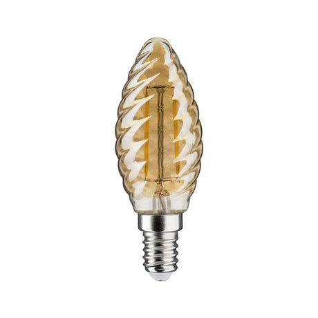 E14 2,6W Vintage Edition LED vetro a candela ritorto 2500K 