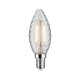 E14 2,6W Vintage LED Kerze gedrehtes Glas 2700K Klar