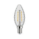 E14 2,6W Vintage LED Kerze gedrehtes Glas 2700K Klar