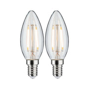 E14 2,7W LED Filament bougie 2700K transparent 
