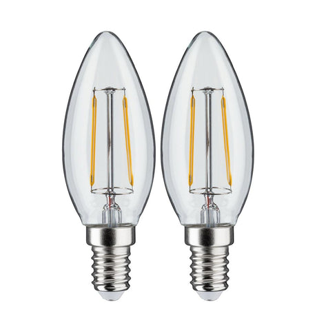 E14 2,7W LED Candle Filament 2700K Clear 