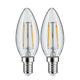 E14 2,7W LED Kerze Filament 2700K Klar