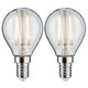 E14 2,7W LED Tropfen 2700K Filament Klar