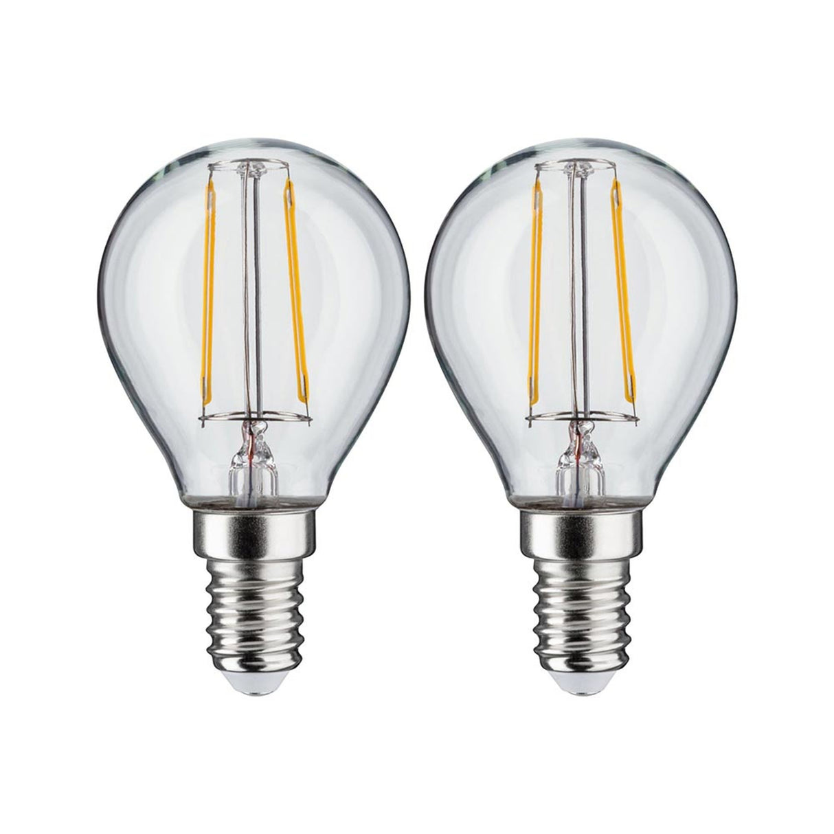 E14 2,7W LED Tropfen 2700K Filament Klar