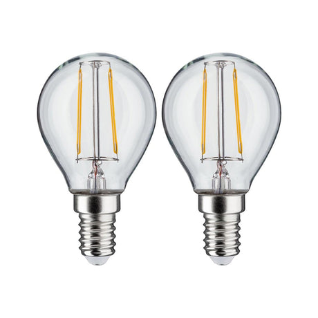 E14 2.7W LED Drop 2700K Filament Clear 