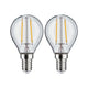 E14 2,7W LED Tropfen 2700K Filament Klar