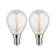 E14 2,7W LED Tropfen 2700K Filament Klar