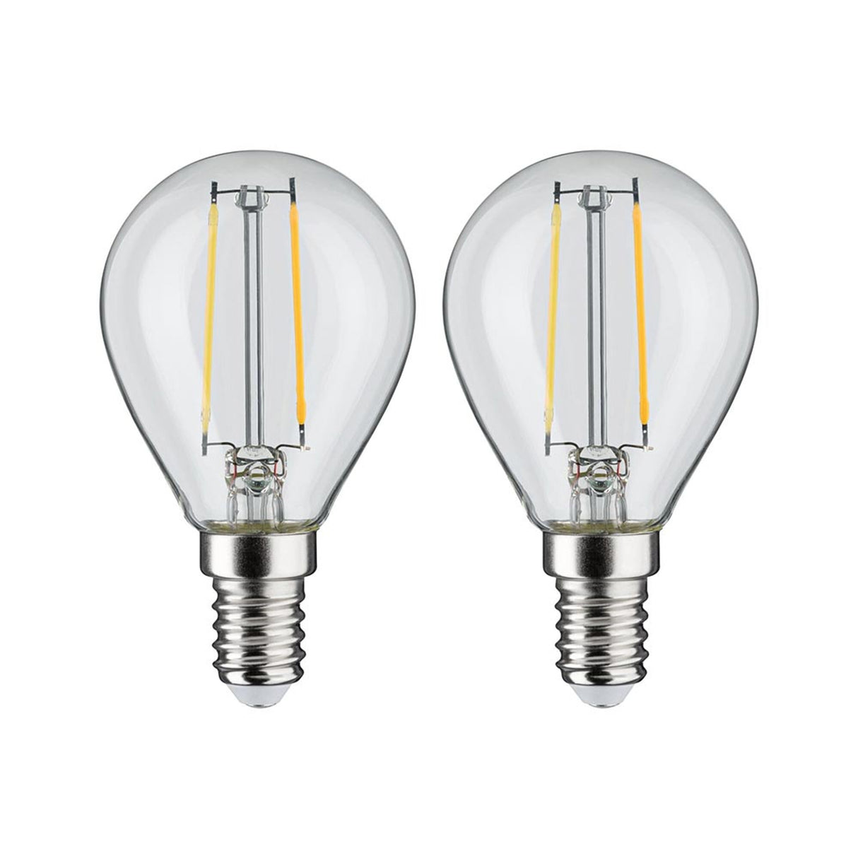 E14 2,7W LED Tropfen 2700K Filament Klar