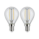 E14 2,7W LED Tropfen 2700K Filament Klar