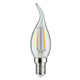 E14 2,8W LED Kerze Filament 2700K Dimmbar Klar