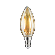 E14 LED Kerze Filament 2W 1900K 24V DC Dimmbar Gold für dekorative Außenleuchten