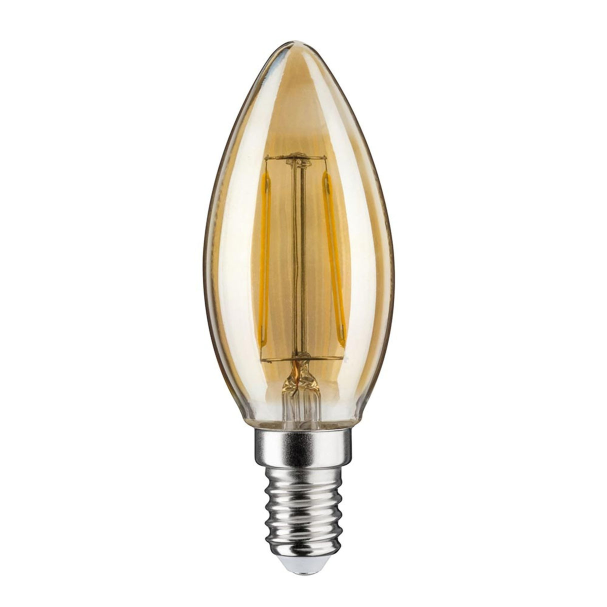 E14 LED Kerze Filament 2W 1900K 24V DC Dimmbar Gold
