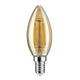 E14 LED Kerze Filament 2W 1900K 24V DC Dimmbar Gold