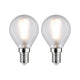 E14 3W LED Tropfen Filament 2700K Matt