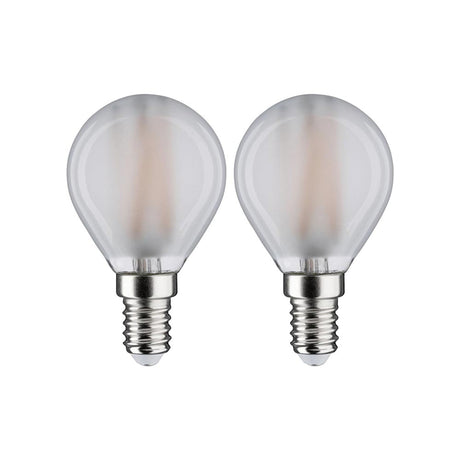 E14 4,5W LED pisara 2 kappaleen pakkaus 2700K filamentti matta 