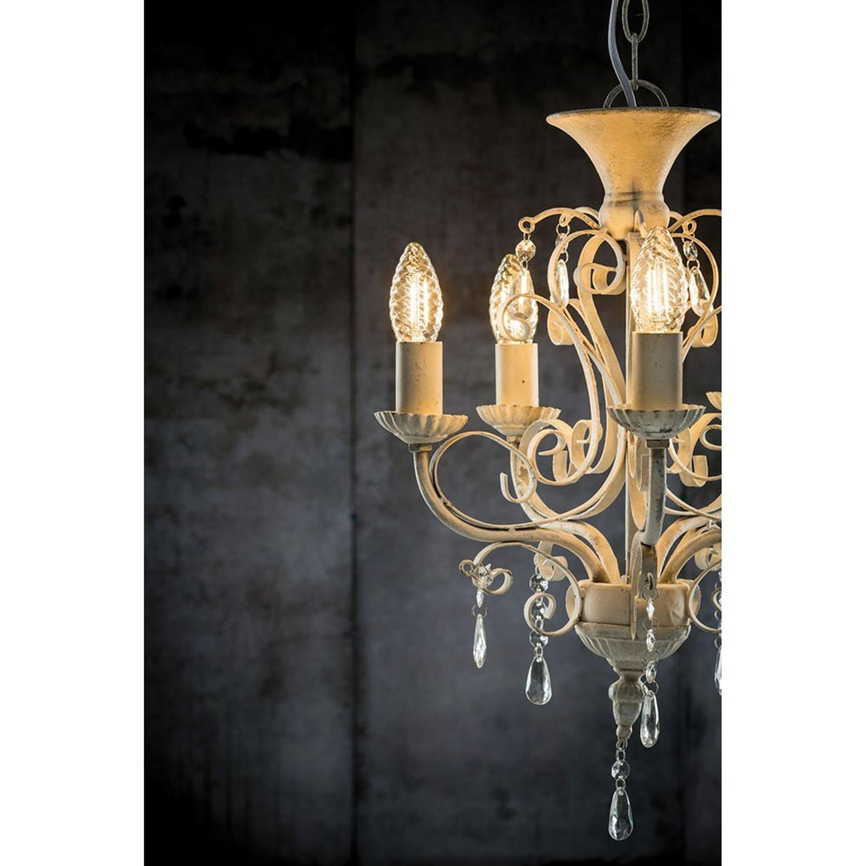 E14 4,7W LED Kerze Vintage Edition 2700K gedrehtes Glas Dimmbar