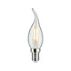 E14 4,8W LED Kerze Filament 2700K Dimmbar Klar