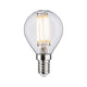 E14 4,8W LED Tropfen Filament 2700K Dimmbar Klar