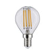 E14 4,8W LED Tropfen Filament 2700K Dimmbar Klar