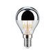 E14 4,8W LED Tropfen Kopfspiegel 2700K Dimmbar Silber
