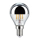 E14 4,8W LED Tropfen Kopfspiegel 2700K Dimmbar Silber