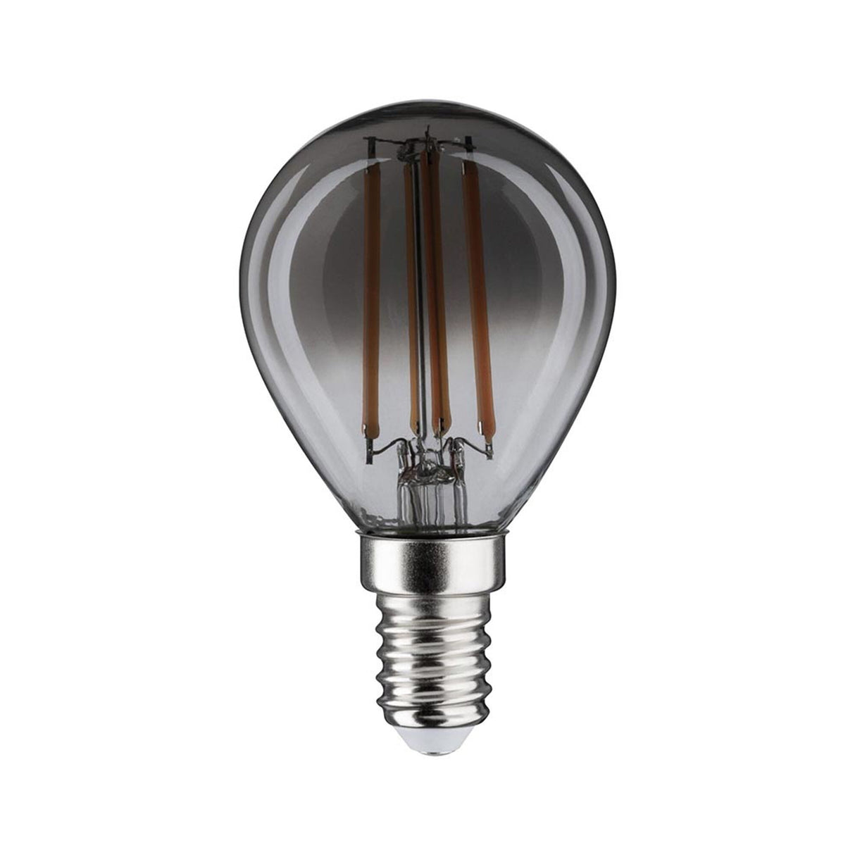 E14 4W LED Tropfen Dimmbar 1800K Rauchglas