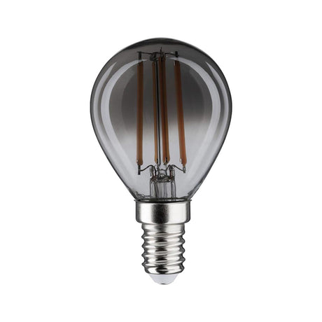 E14 4W LED Tropfen Dimmbar 1800K Rauchglas