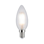 E14 5W LED Kerze Filament Dimmbar 4000K Matt-Weiß, Paulmann Kerzenlampe mit E14-Fassung und mattiertem Glas