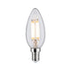 E14 5W LED Kerze mit 3 Stufen-Dimmer 2700K Filament Klar