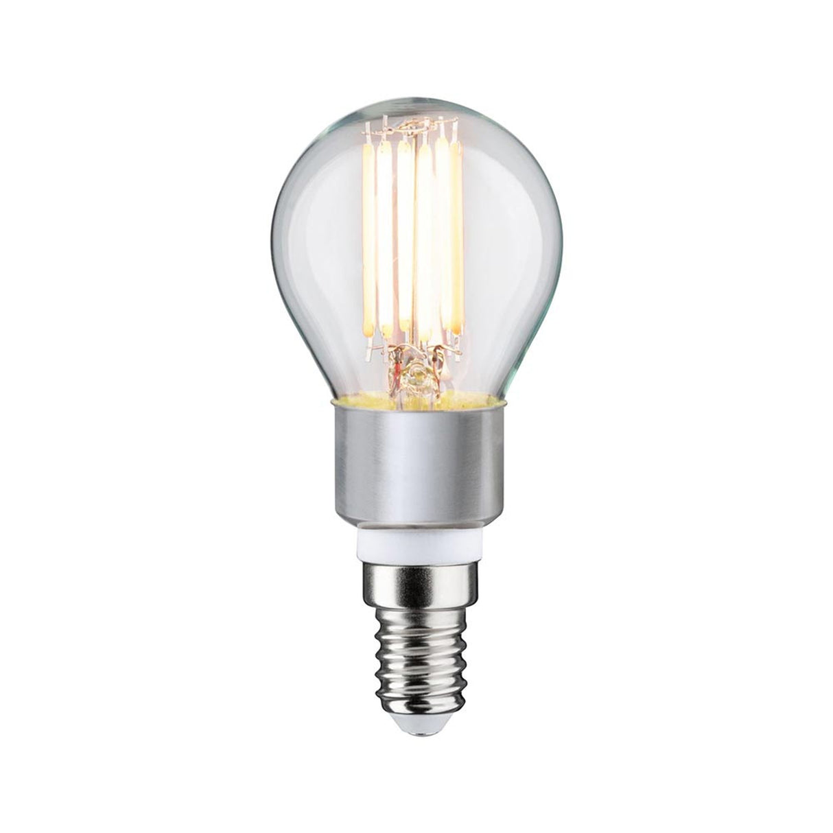 E14 5W LED Tropfen Filament CCT 1800-3000K Klar