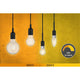 E14 5W LED Tropfen Filament CCT 1800-3000K Klar