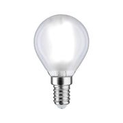 E14 5W LED Tropfen Filament 6500K Dimmbar Matt, matte LED-Lampe mit sichtbarer Filament-Optik und kaltweißem Licht